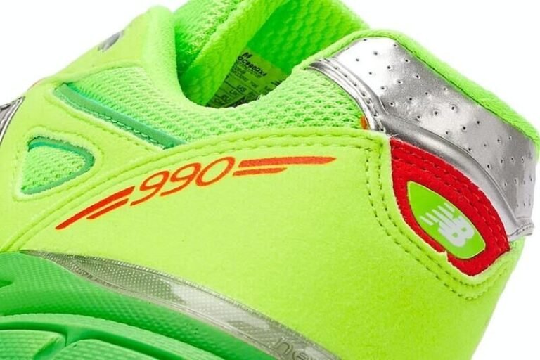 Vibrant and festive lifestyle sneakers: 990v4 1