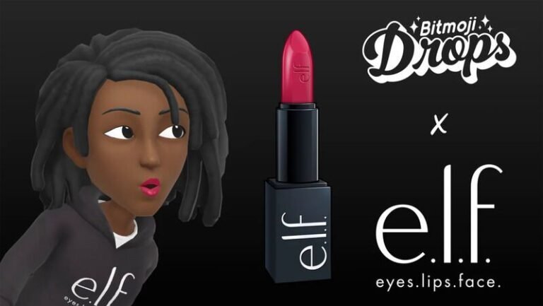 Digital Avatar Cosmetics: Bitmoji Beauty Drop