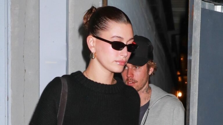 Hailey Bieber wore the pantsless look to church – See Photos