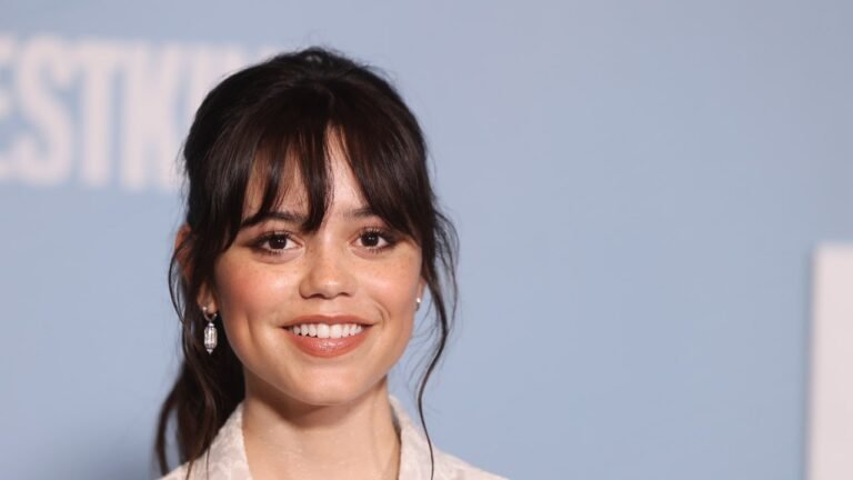 Jenna Ortega Suddenly Moves Away From Her Signature Sheer White Lace Look