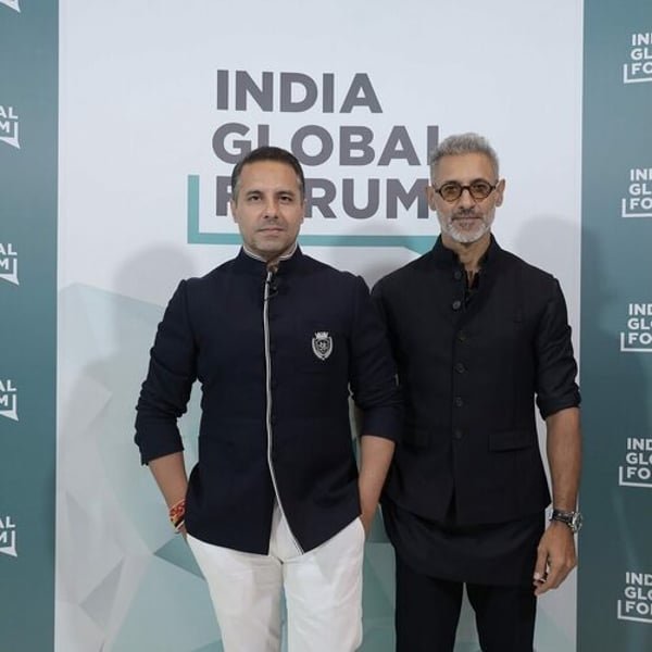 Shantnu and Nikhil Designers Talk Haute Couture at India Global Forum in Dubai