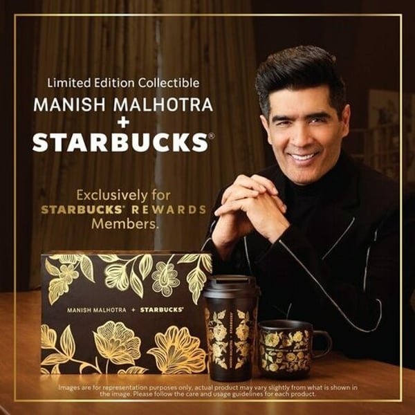 Manish Malhotra collaborates with Starbucks to launch a line of drinks