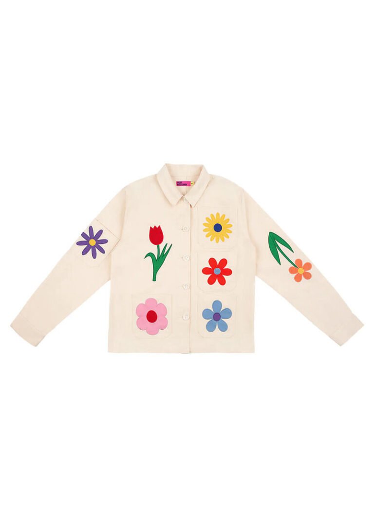 Square Botanical Outerwear: Garden Jacket