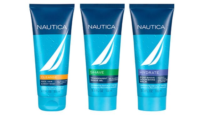 Aromatic and woody care products: Nautica Care Collection