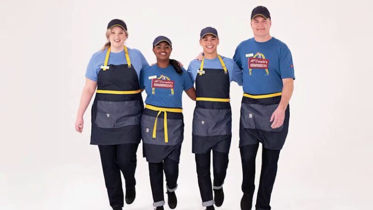 Biodegradable fast food uniforms: fast food uniform