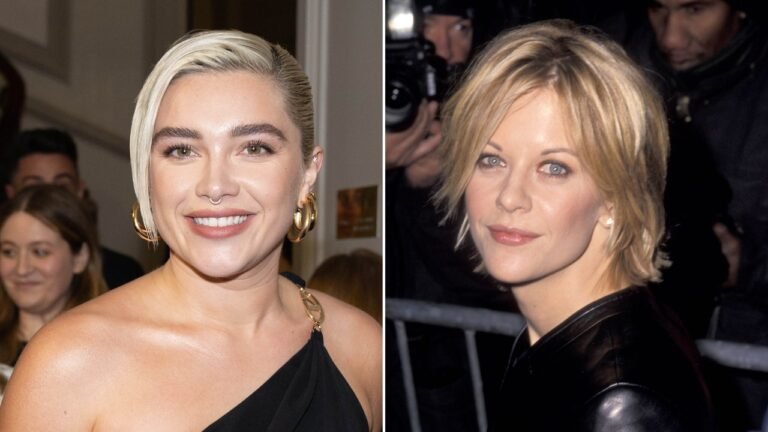 Florence Pugh’s New Mixie Haircut Is Giving ’90s Meg Ryan – See Photos