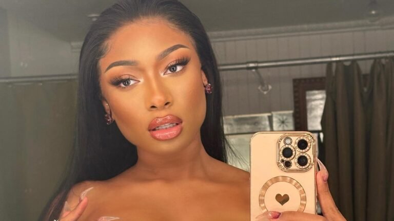 Megan Thee Stallion’s Silver Snake Bra & Fang Nails Deserve a Standing Ovation – See Photos