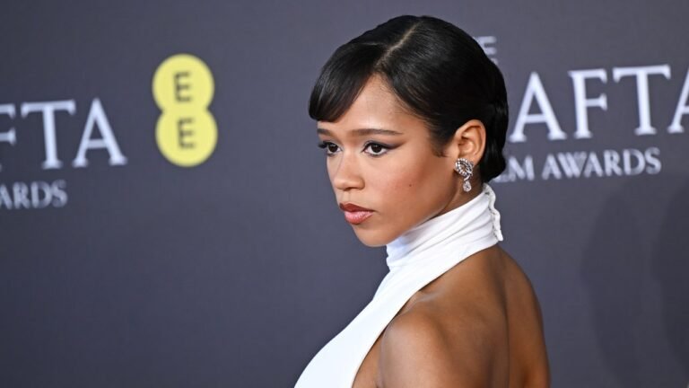 Taylor Russell graces the red carpet with a backless moment